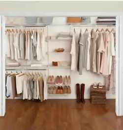 Rubbermaid FastTrack 6 to 10 Ft Wire Closet Configuration Storage Kit