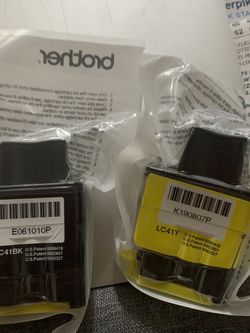 NEW- Brother Ink LC41Y And LC41BK