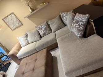 Beige Sectional