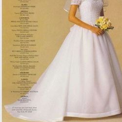 Size 10 Vintage Galina Wedding Dress T-Shirt Dress