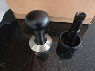 OEM Rancilio Silvia Pro X espresso tamper and steam knob