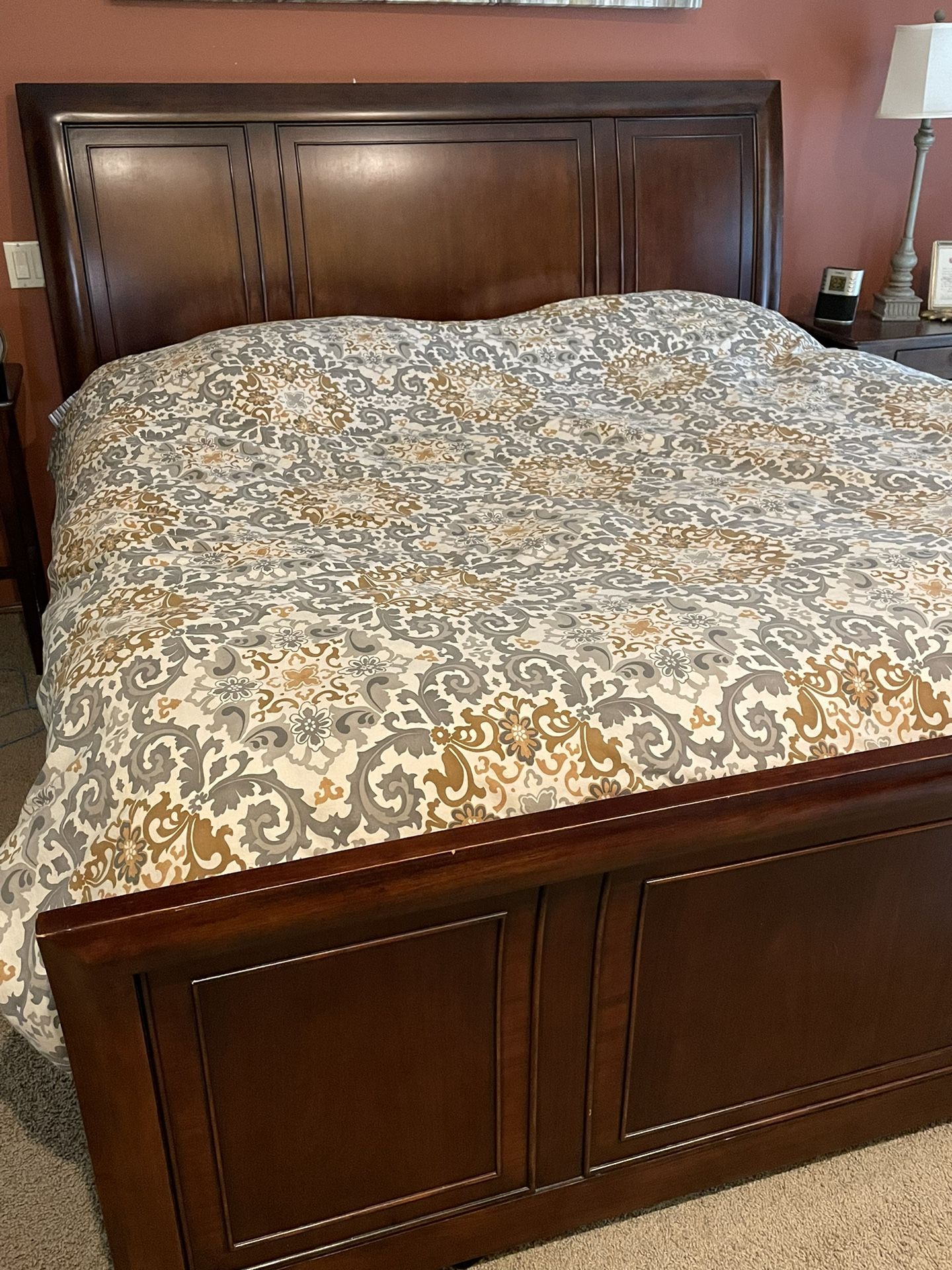 Costco King Sleigh Bed Frame