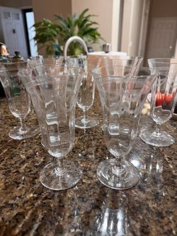 Vintage Glass & Crystal Stemware – $5 Each or 5 for $20