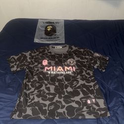 Bape X Miami Infer Jersey Size Medium Never Worn Comes With Bag And Tags Read Description 