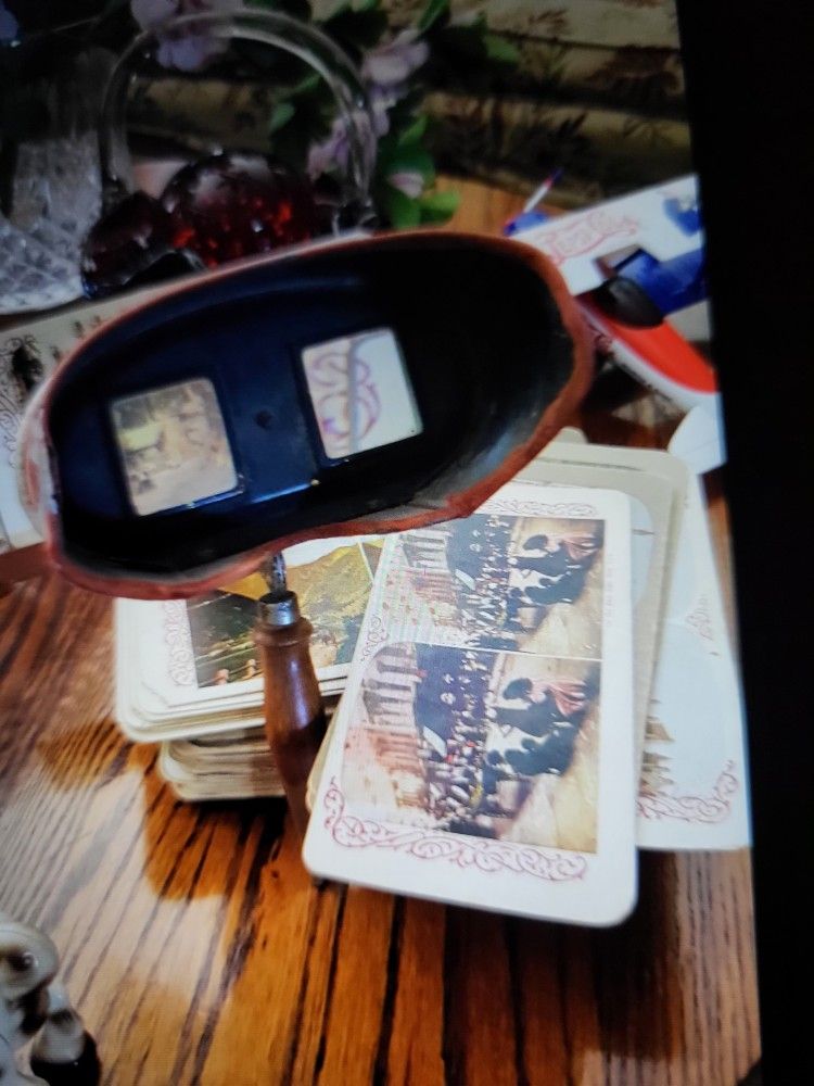 Antique 3d Picture Camera 75 Cards Was Featured In Blue Lagoon Movie Old Perfect