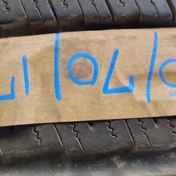 PAIR OF 265/70/17 LIONS PORT TIRES MOUNTED AND BALANCED 