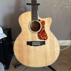Guild F-2512CE Deluxe 12-String Jumbo Acoustic 