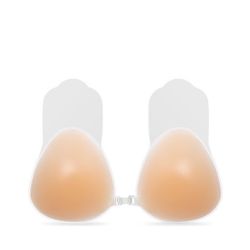 Silicone Nubra Backless Strapless Bra Push Up Pad A/B Cup