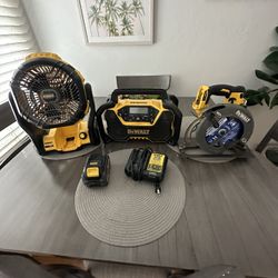 Dewalt 60v & 20v Tools With 60v 6hr Battery 
