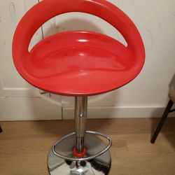 Red Bar Stool