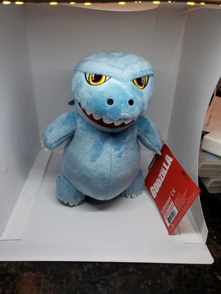 Kidrobot Godzilla Blue 8 In. Phunny Plush