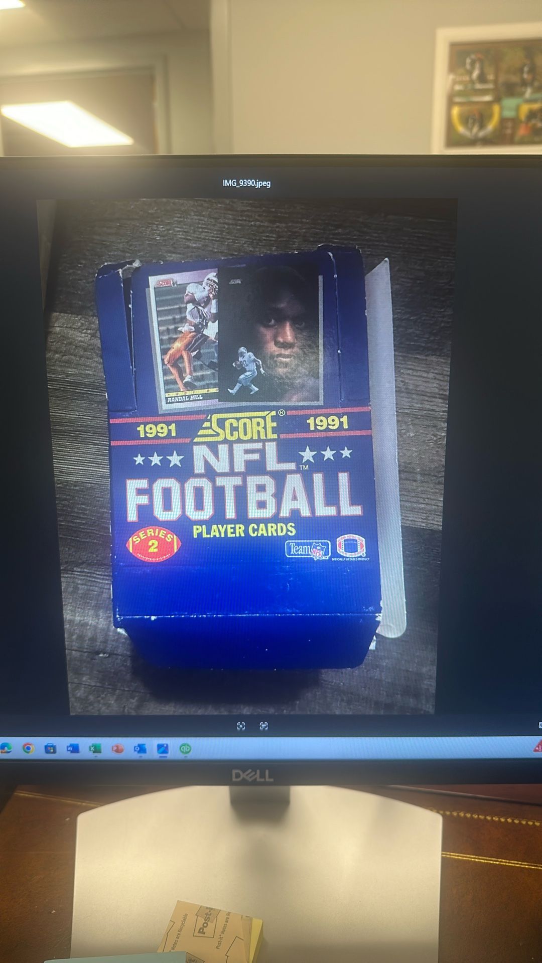 1991 Score NFL Box