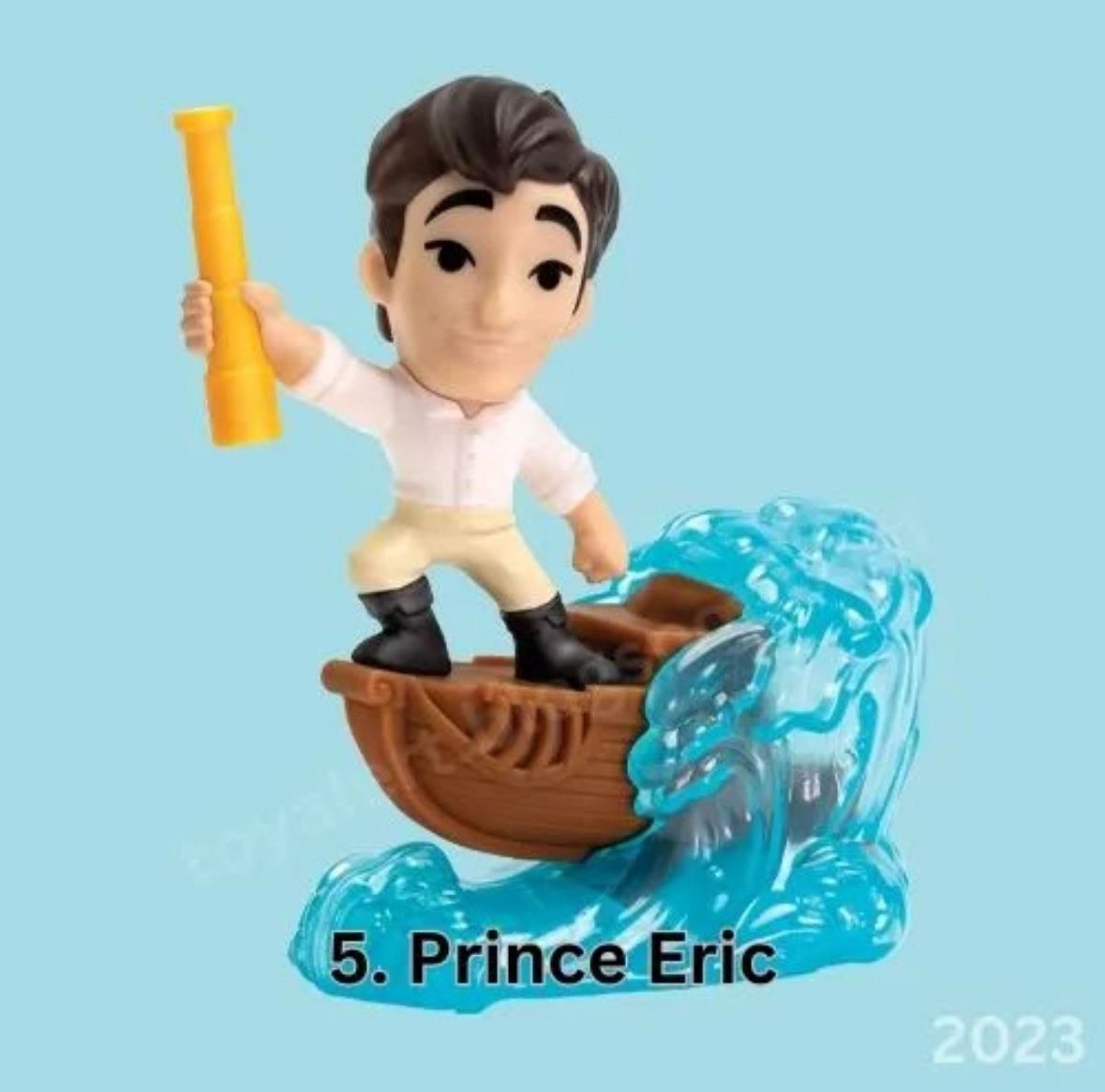 Disney The Little Mermaid Prince Eric McDonald’s Happy Meal Toy 2022 New Sealed