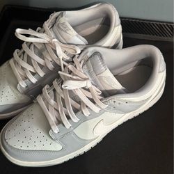 Nike Dunk Low Men Size 9 Pure Platinum Wolf Grey