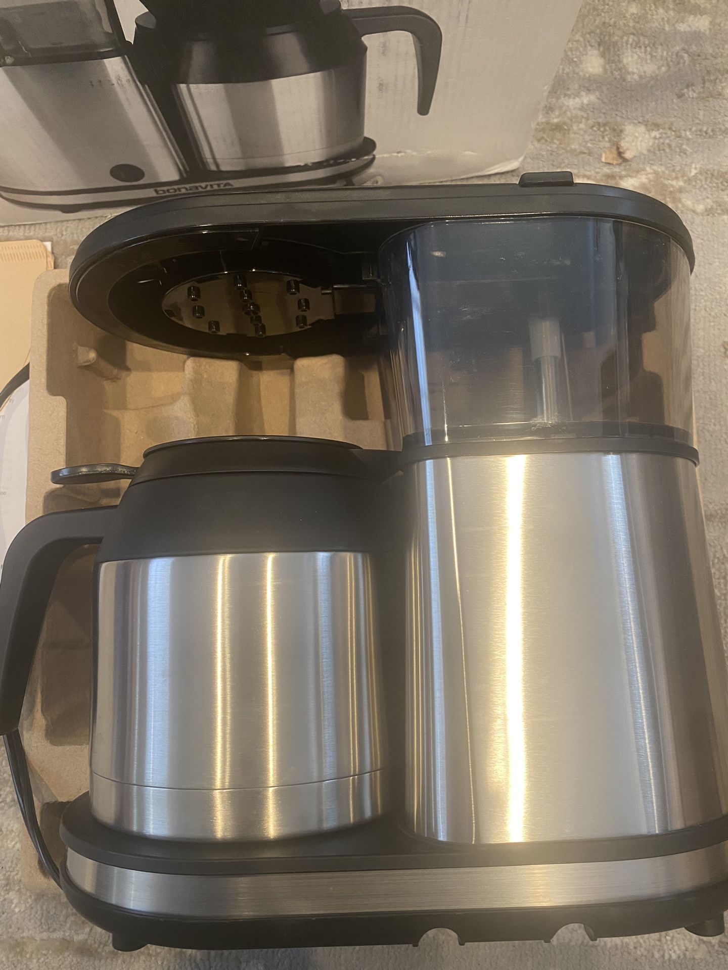bonavita enthusiast 8-cup coffee brewer with thermal carafe Bonavita Enthusiast 8 Cup Drip Coffee Brewer — KitchenKapers