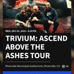 2 Trivium With Jinjer For Sale