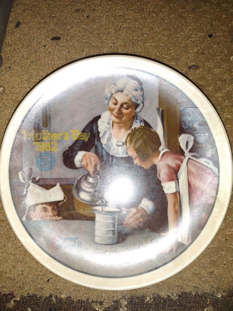 4 Limited Edition Norman Rockwell Collectors Plates