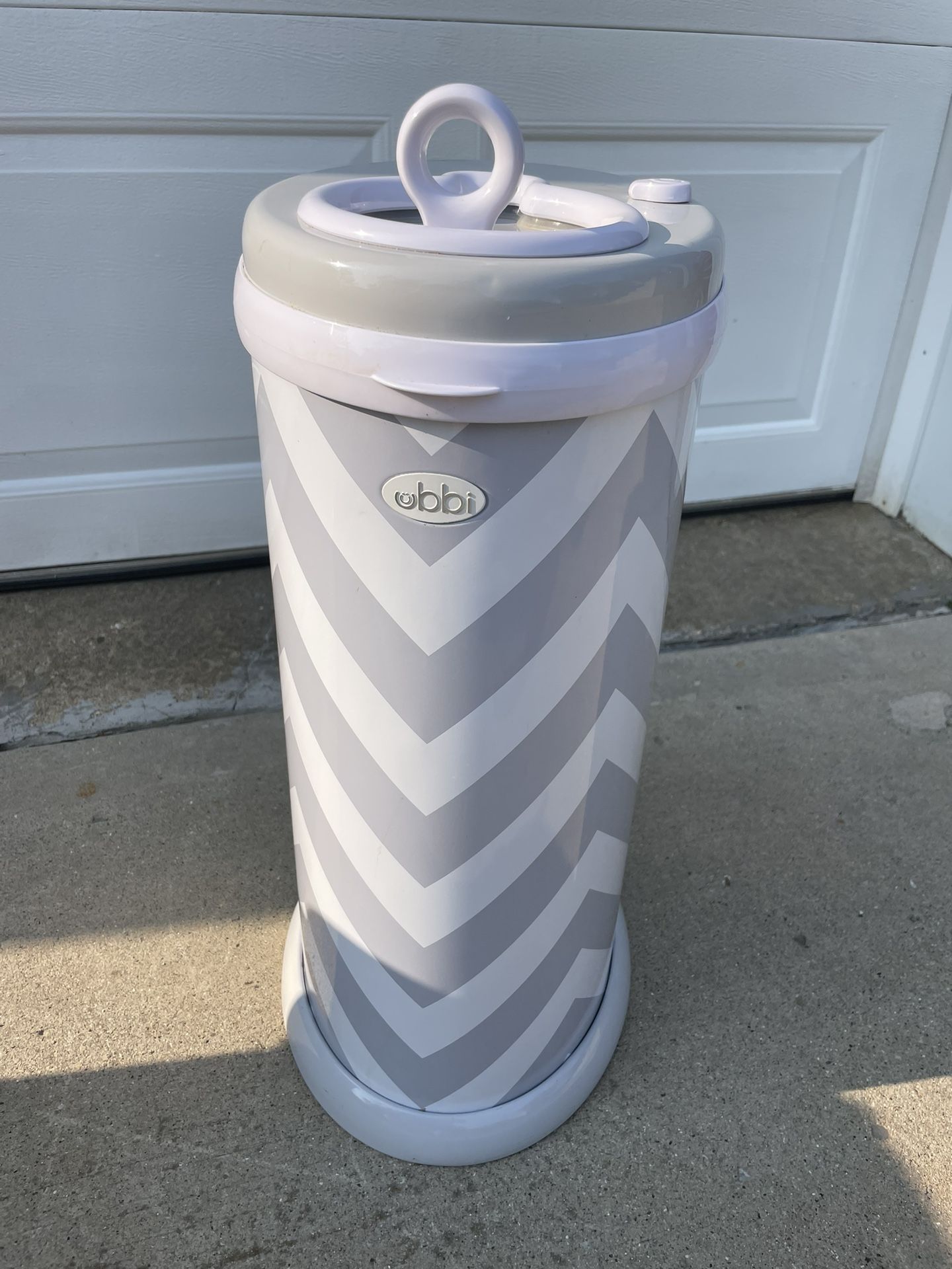 Ubbi Stainless Steel Diaper Pail, Odor Locking, No Special Bag Required