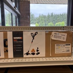 New In Box WORX 20-VOLT String Trimmer