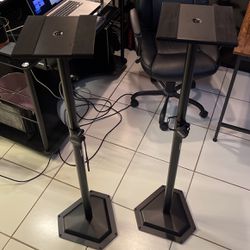 Speaker Stands (Pair) (Brand new!) (On-Stage)