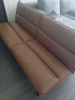 New leather futon