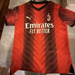 Puma AC Milan 23/24 Authentic UCL Home Jersey 770382-01 Men’s Size Mens Large