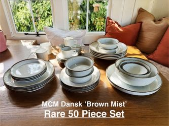 Rare MCM Dansk 50 Piece Dish Set