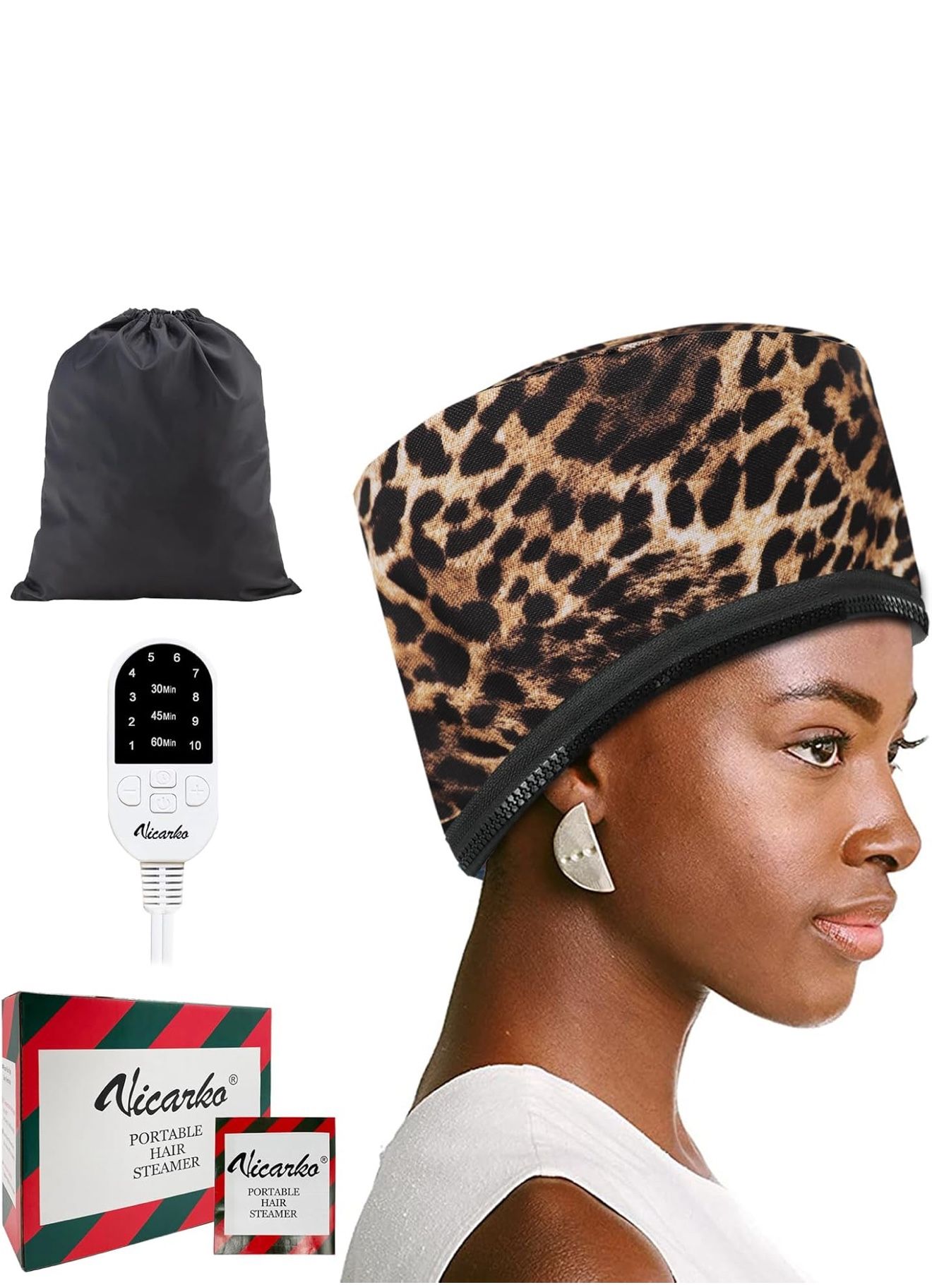 Portable hair steamer