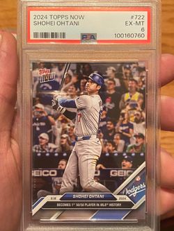 Shohei Ohtani PSA 6 Topps Now Dodgers MVP