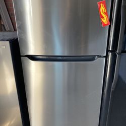 LG Stainless Steel Top And Bottom Refrigerator And Repair 