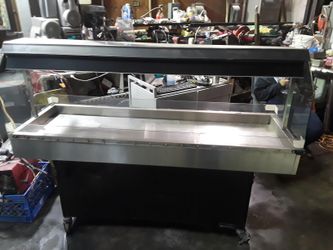 Hot steam table