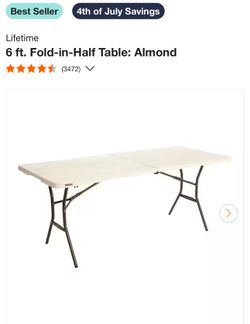 6 ft Folding Table.  Brand New!!