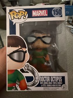 Funko Pop Marvel Doctor Octopus #150 Spider-Man Doc Ock Vinyl Bobble-Head  Vaulted