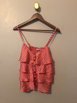 Women Body central ruffle top sz M