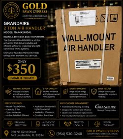 Grandaire FMA4X2400AL 2 Ton Air Handler