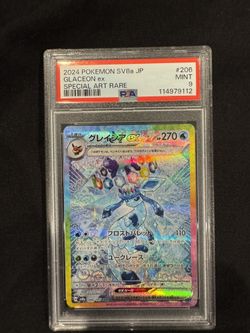 PSA 9 Glaceon Ex