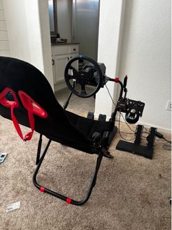 🏁 PXN V99 Racing Simulator Bundle – Upgraded Metal Pedals + Cockpit – $649 OBO