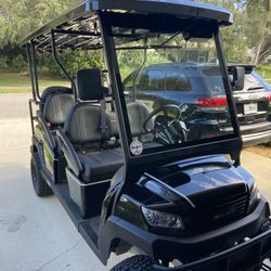 2022 Black Bintelli 6-seater Street Legal Cart 