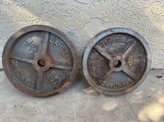 100lb Standard Barbell Plates