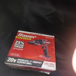 Bauer Cordless Drill Brand New 20v Drill In Box