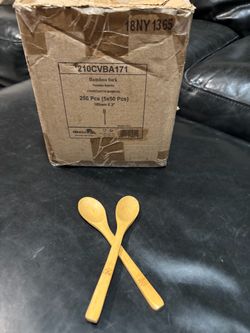 Bamboo Forks Bulk Box 250 Pieces