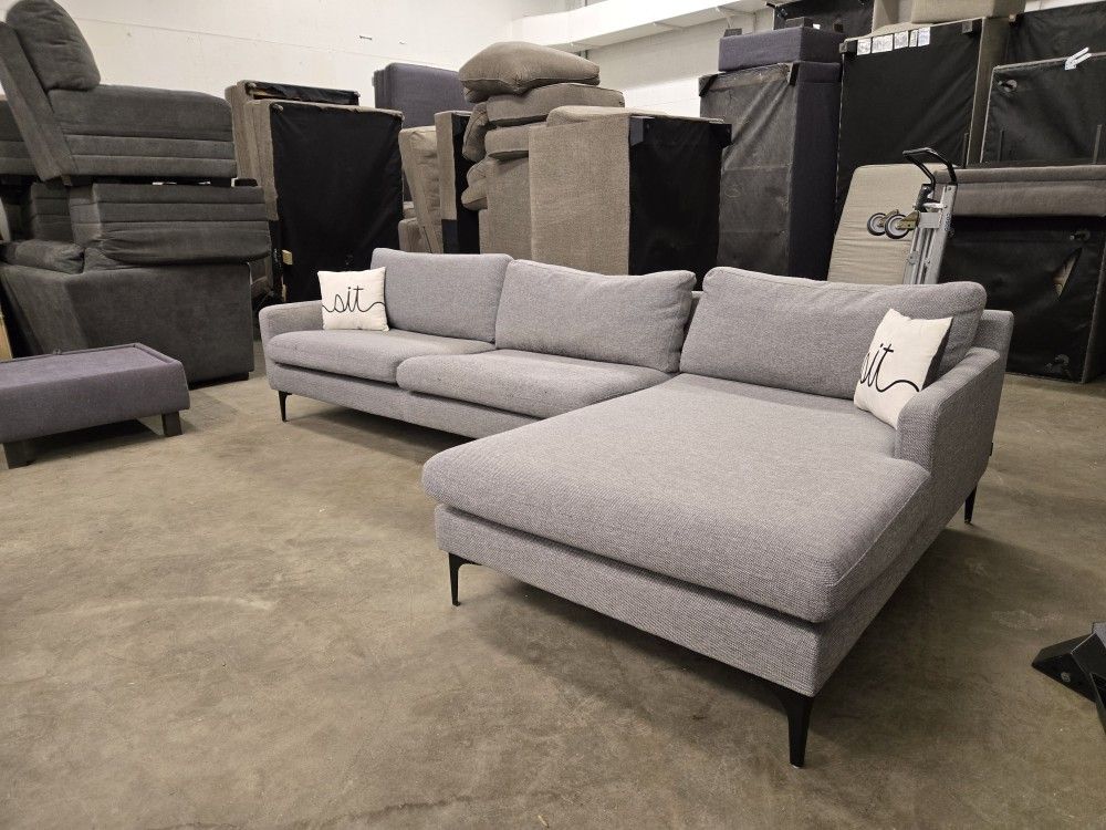*Same Day Delivery Available!*
Grey Chaise Sectional