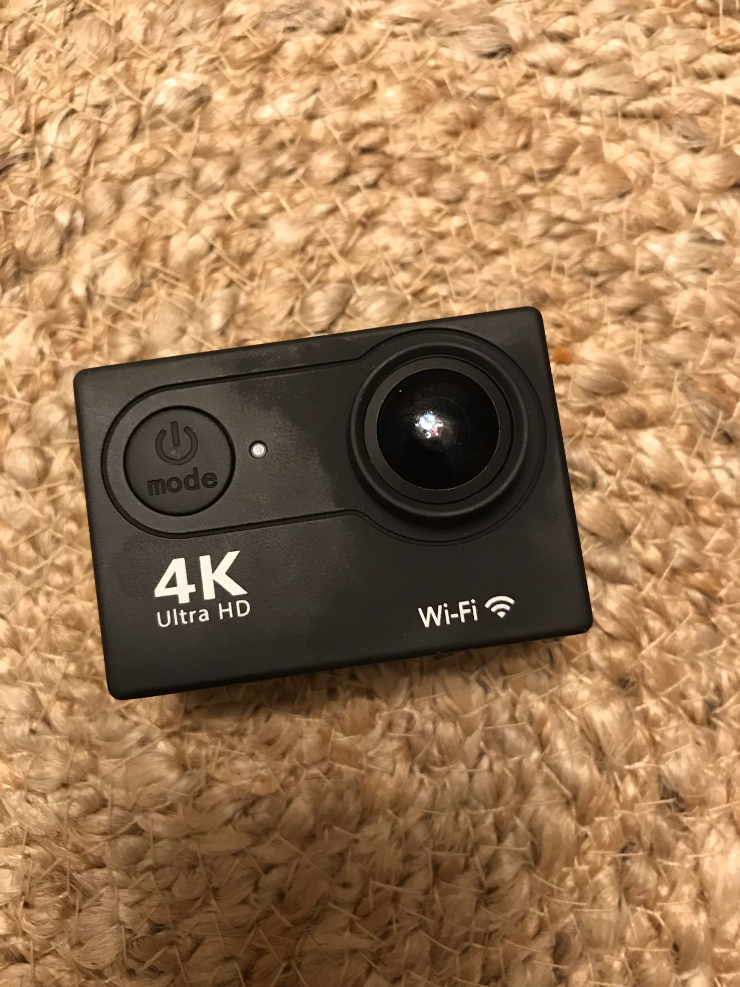 4K action camera with 64gb memory card