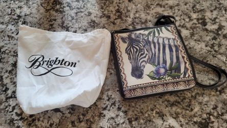 Brighton Zebra Crossbody Purse