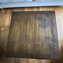 Real wood coffee table