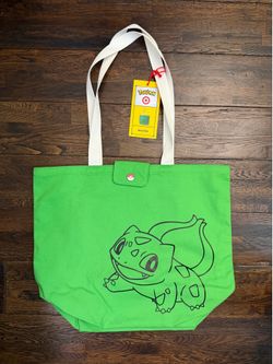 Pokemon x Target Reusable Tote Bag Bulbasaur 30th Anniversary Brand New