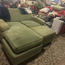 Couch With Ottoman 