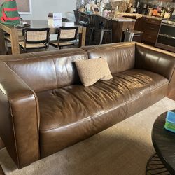 Leather Couch And Chair Set