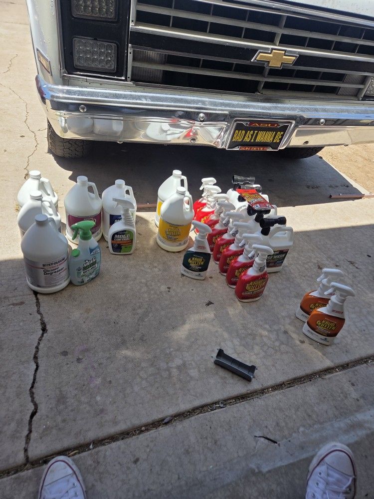 Cleaning Supplies, Degeasers