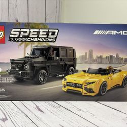 LEGO Speed Champions Mercedes AMG G 63 & AMG SL 63 - Toy Gift Cars for Boys & Girls